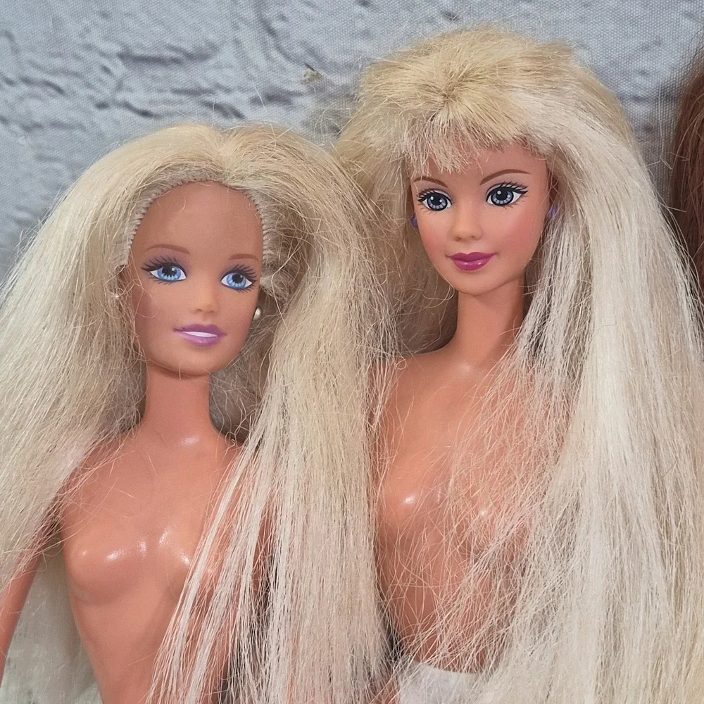 Barbie Doll Lot Of 4 Teresa Midge Skipper Twist Turn Click Knees Nude Mattel